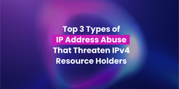 Top 3 Types of IP Address Abuse That Threaten IPv4 Resource Holders