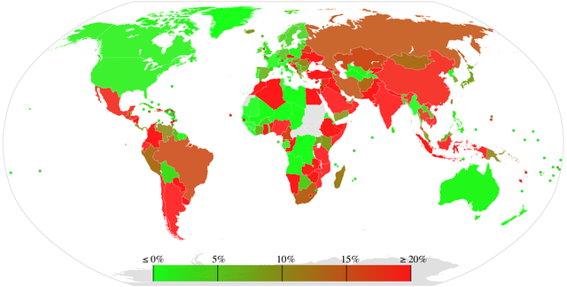 IPv4 Address Space Growth Per Country